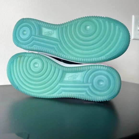 Nike Air Force 1 LV8 “Miami Nights” (GS) | Black Teal Pink | 4.5Y - Picture 8 of 12